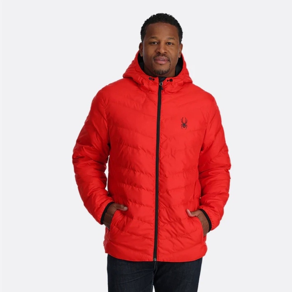 SPYDER MENS PEAK LIGHTWEIGHT‎ SYNTHETIC DOWN JACKET SIZE L